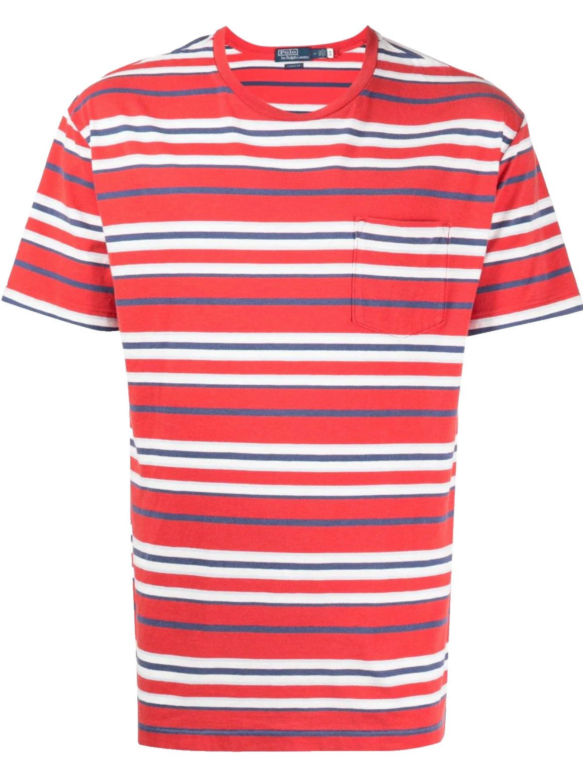Polo Ralph Lauren T-Shirt Gauze Striped Custom Slim Fit klassisches Streife günstig online kaufen