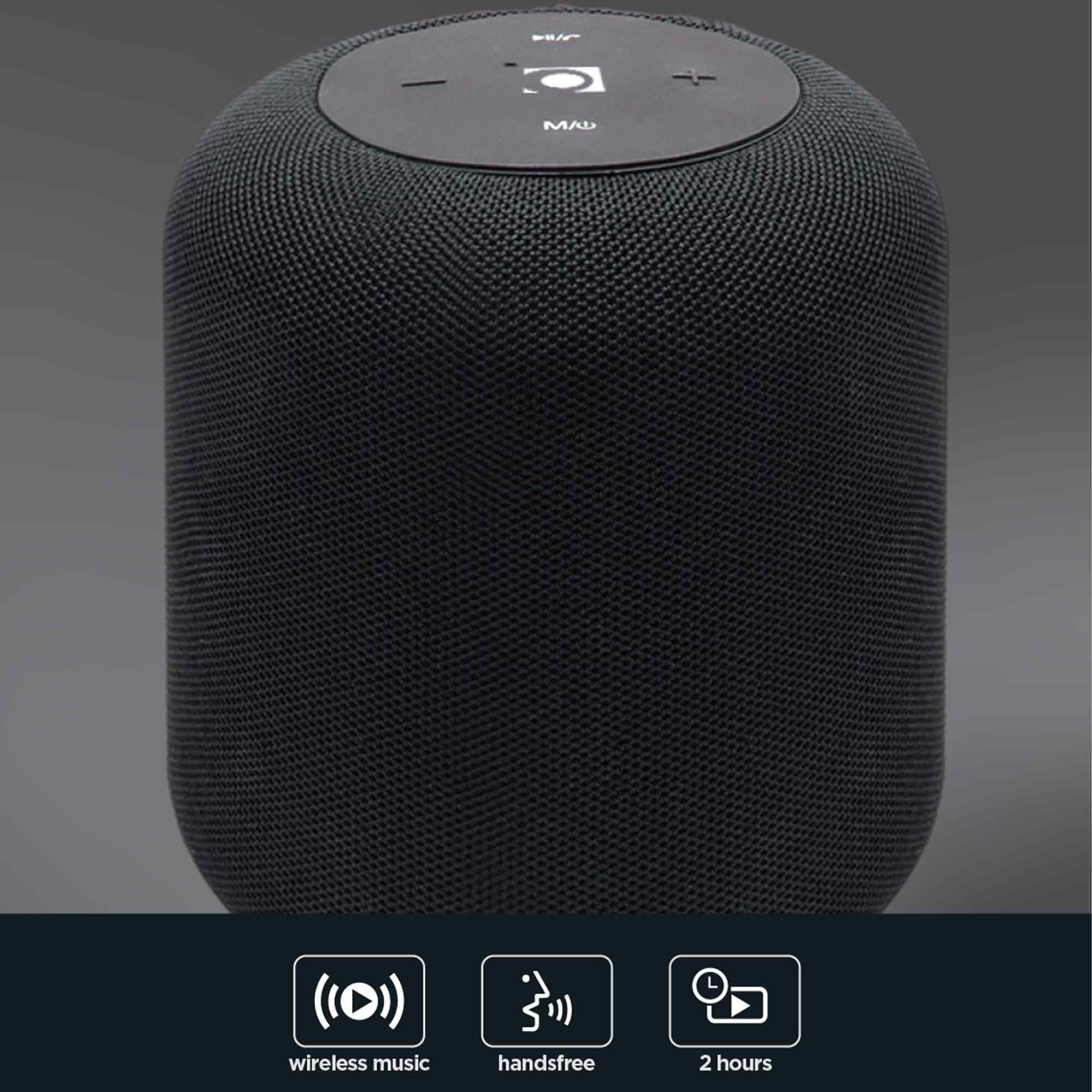 Gembird SPK-BT-15-BK Bluetooth-Lautsprecher (5 W, Design: Kompakt, tragbar)