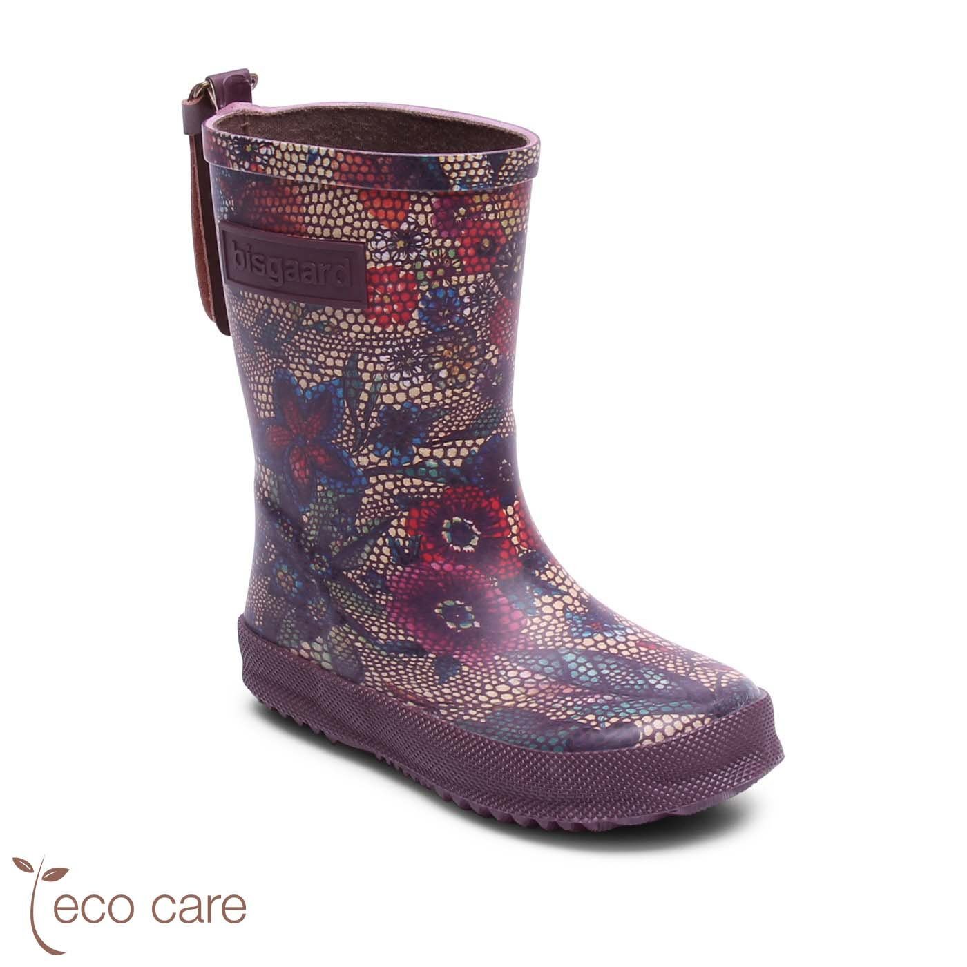 Bisgaard Bisgaard Fashion Gummistiefel Bordeaux Flowers