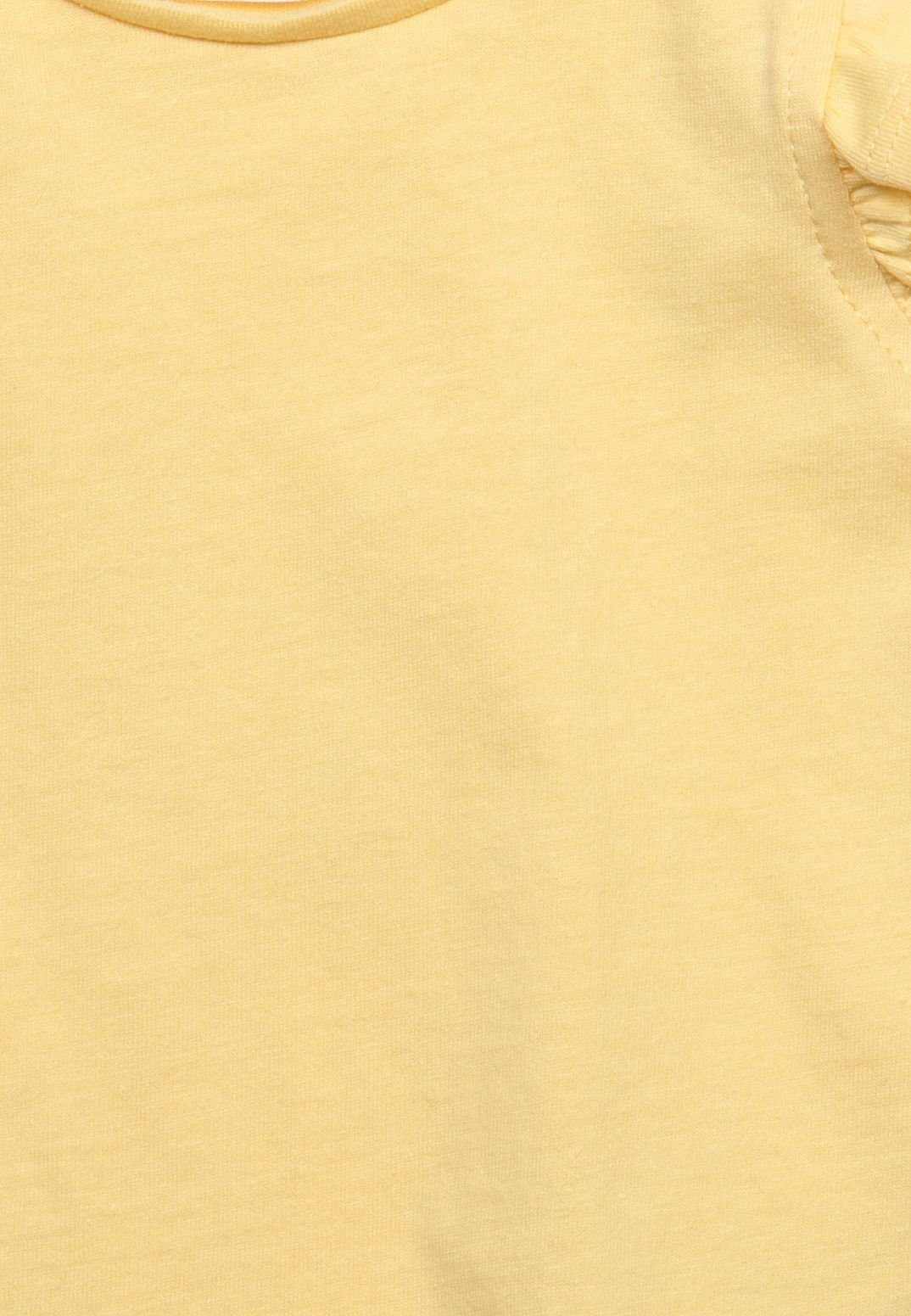 mit (1y-14y) Rüschen Gelb T-Shirt Weste MINOTI