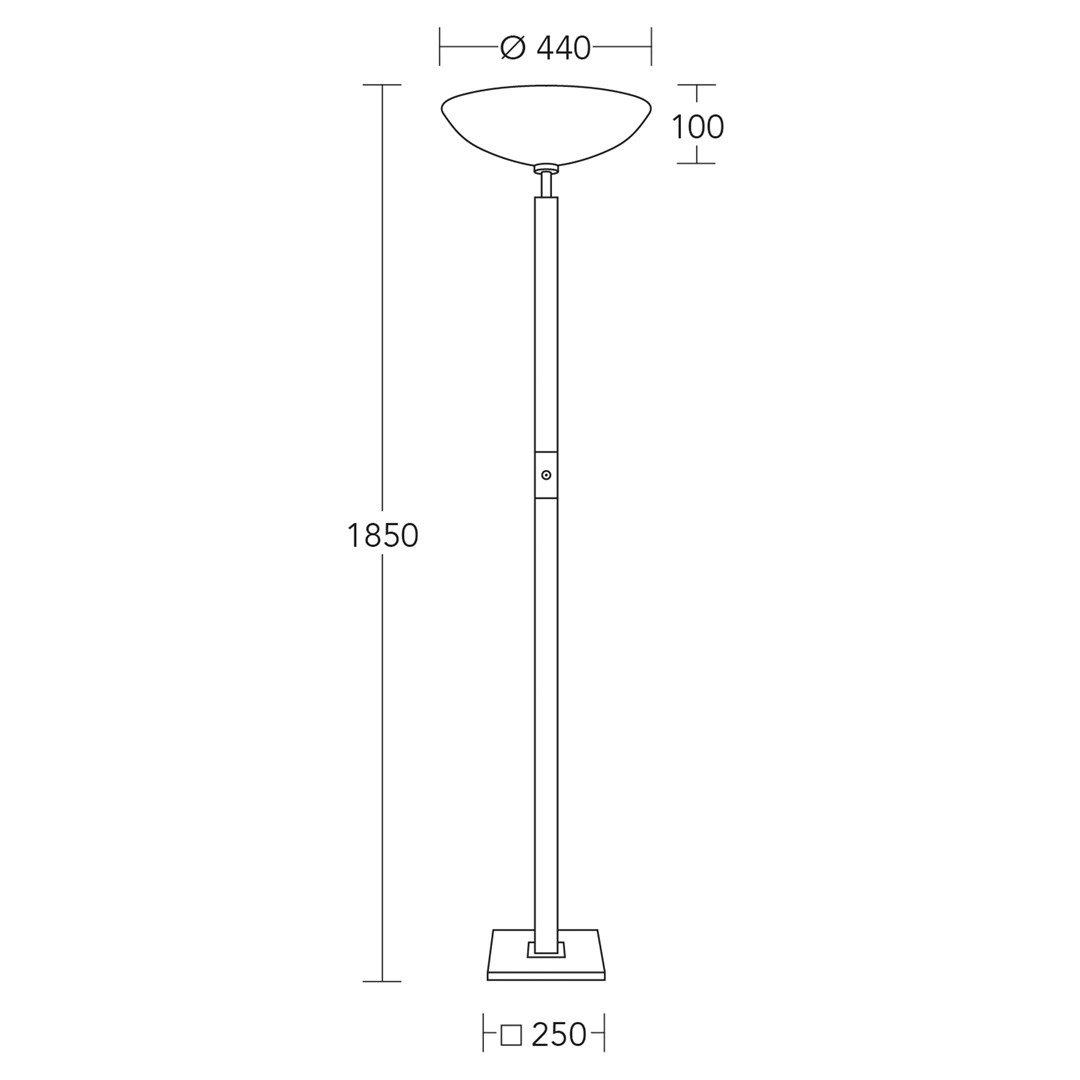HerzBlut LED Stehlampe Dana Fluter