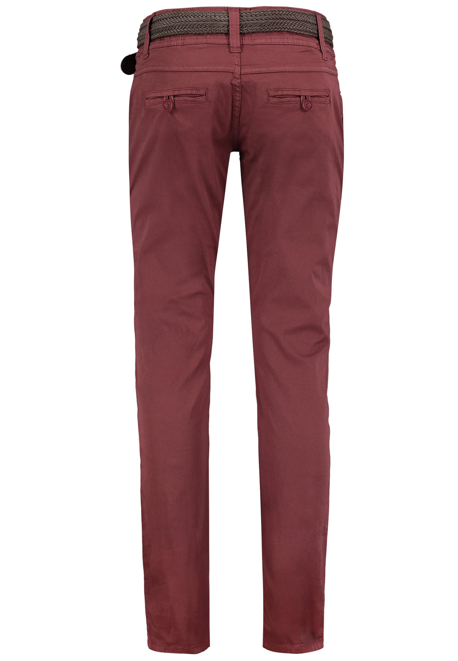 SUBLEVEL Chinohose Chino Hose mit Gürtel Flechtgürtel inklusive, Chino Hose – Bild 5 von 5