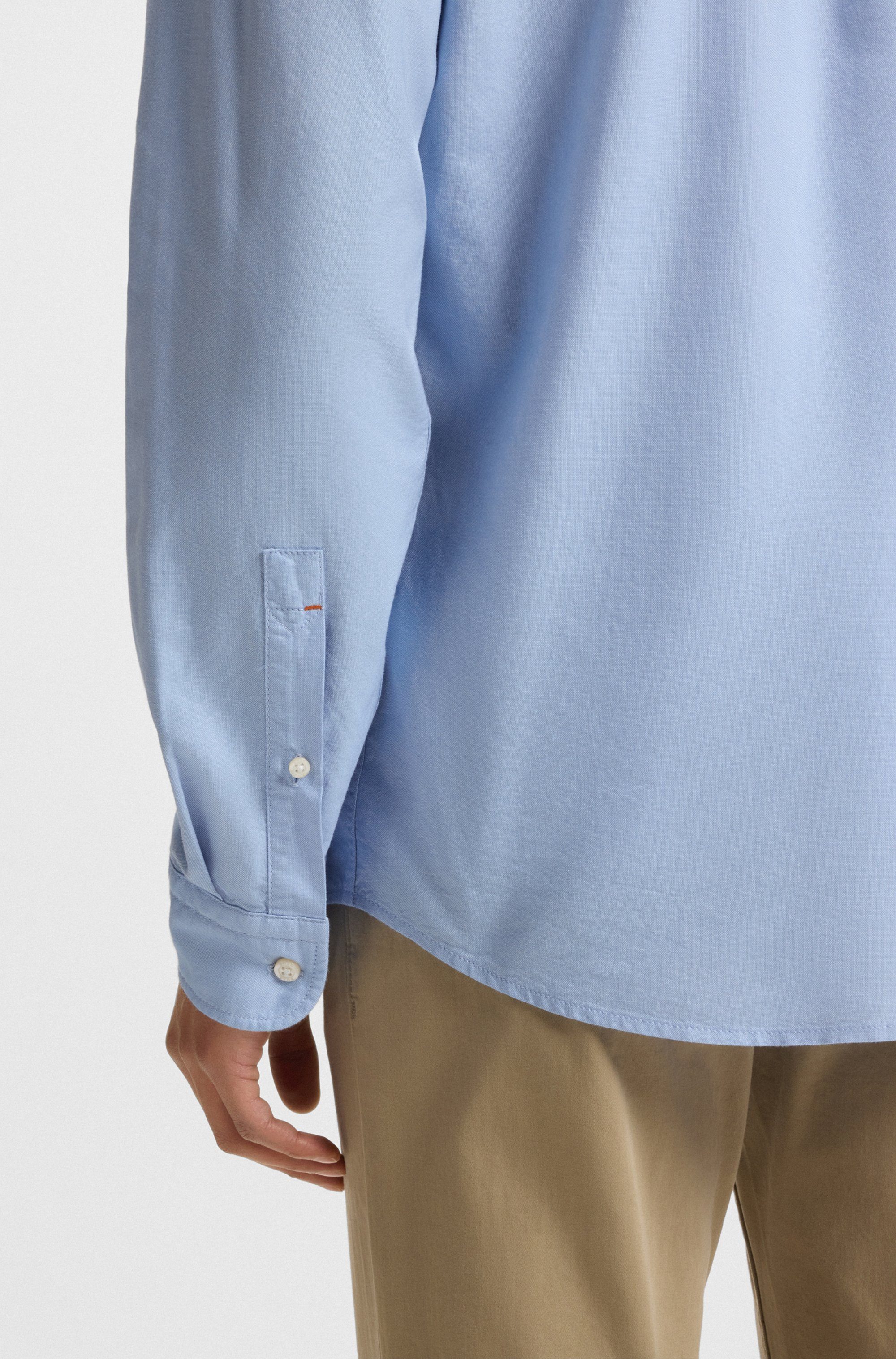 BOSS ORANGE Businesshemd Rickert mit Button-down-Kragen