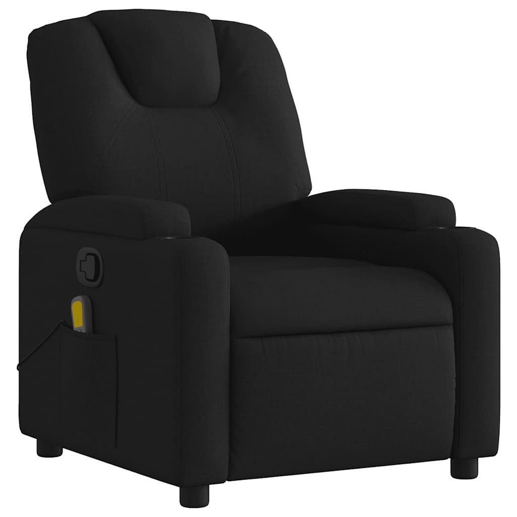 vidaXL Sessel Massagesessel Schwarz Stoff (1-St) günstig online kaufen