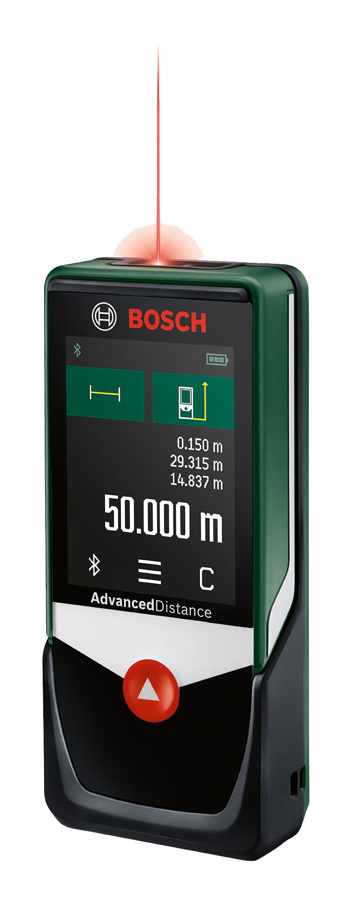BOSCH Entfernungsmesser AdvancedDistance 50C, Digitaler Laser - im Karton