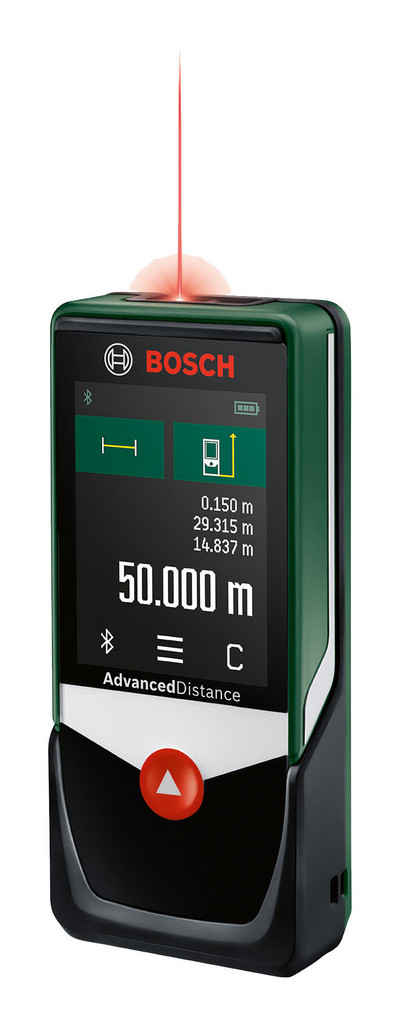BOSCH Entfernungsmesser AdvancedDistance 50C, Digitaler Laser - im Karton