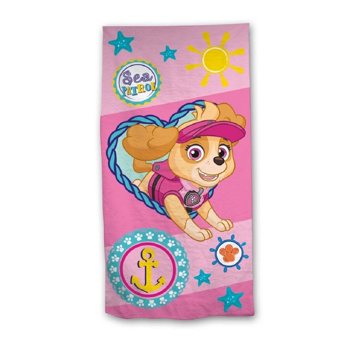 PAW PATROL Strandtuch Baumwollhandtuch Badehandtuch 70x140 cm aus Baumwolle, (1-St)