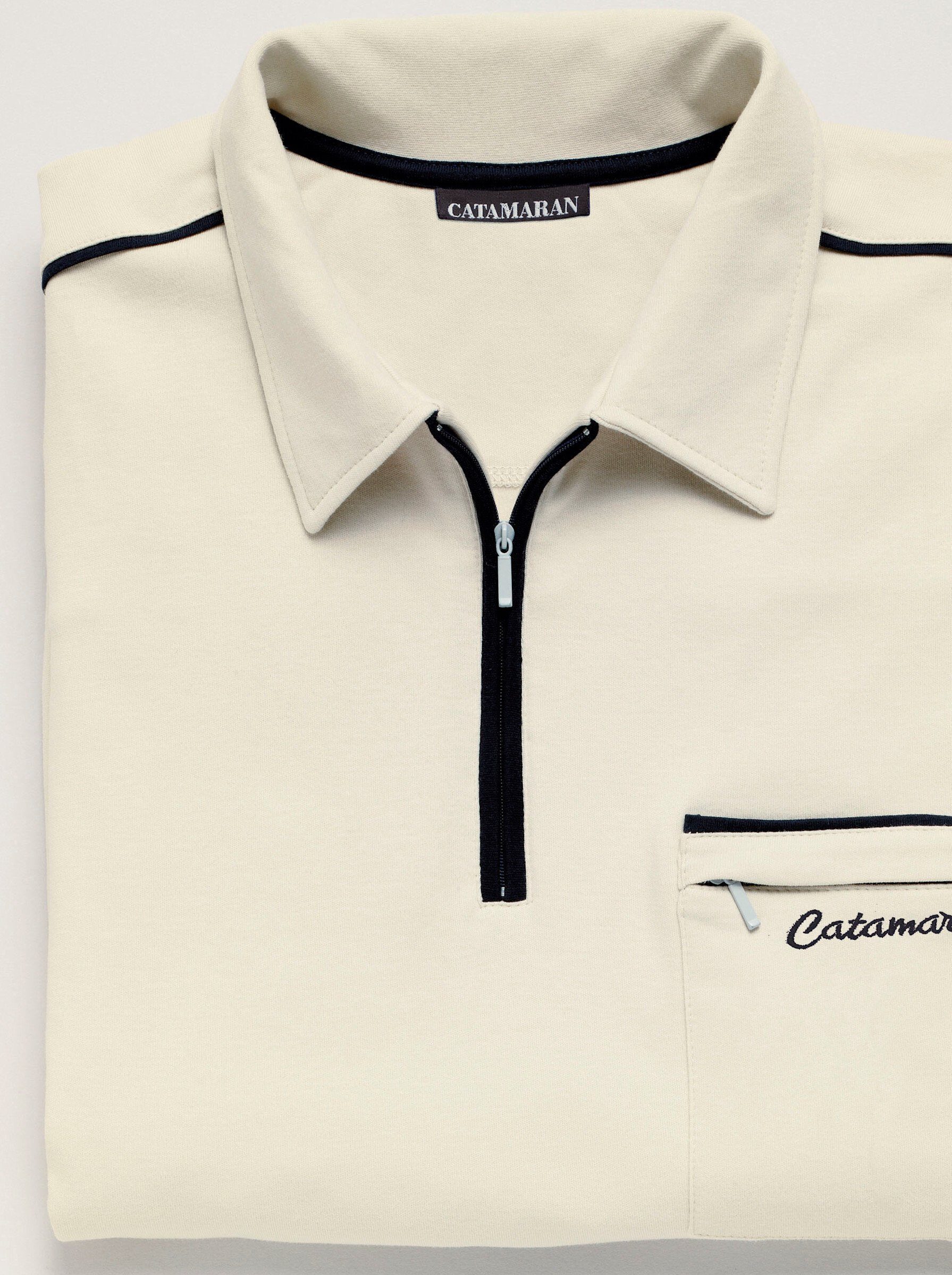 T-Shirt Langarm-Poloshirt