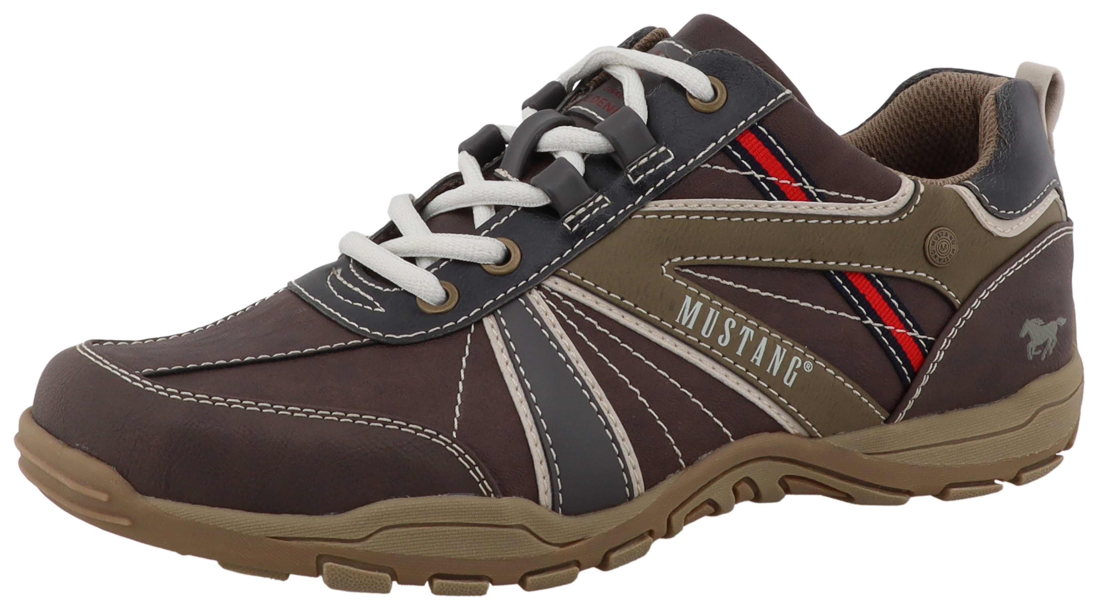 Mustang Shoes Ferdinando Sneaker Freizeitschuh, Halbschuh, Schnürschuh mit günstig online kaufen