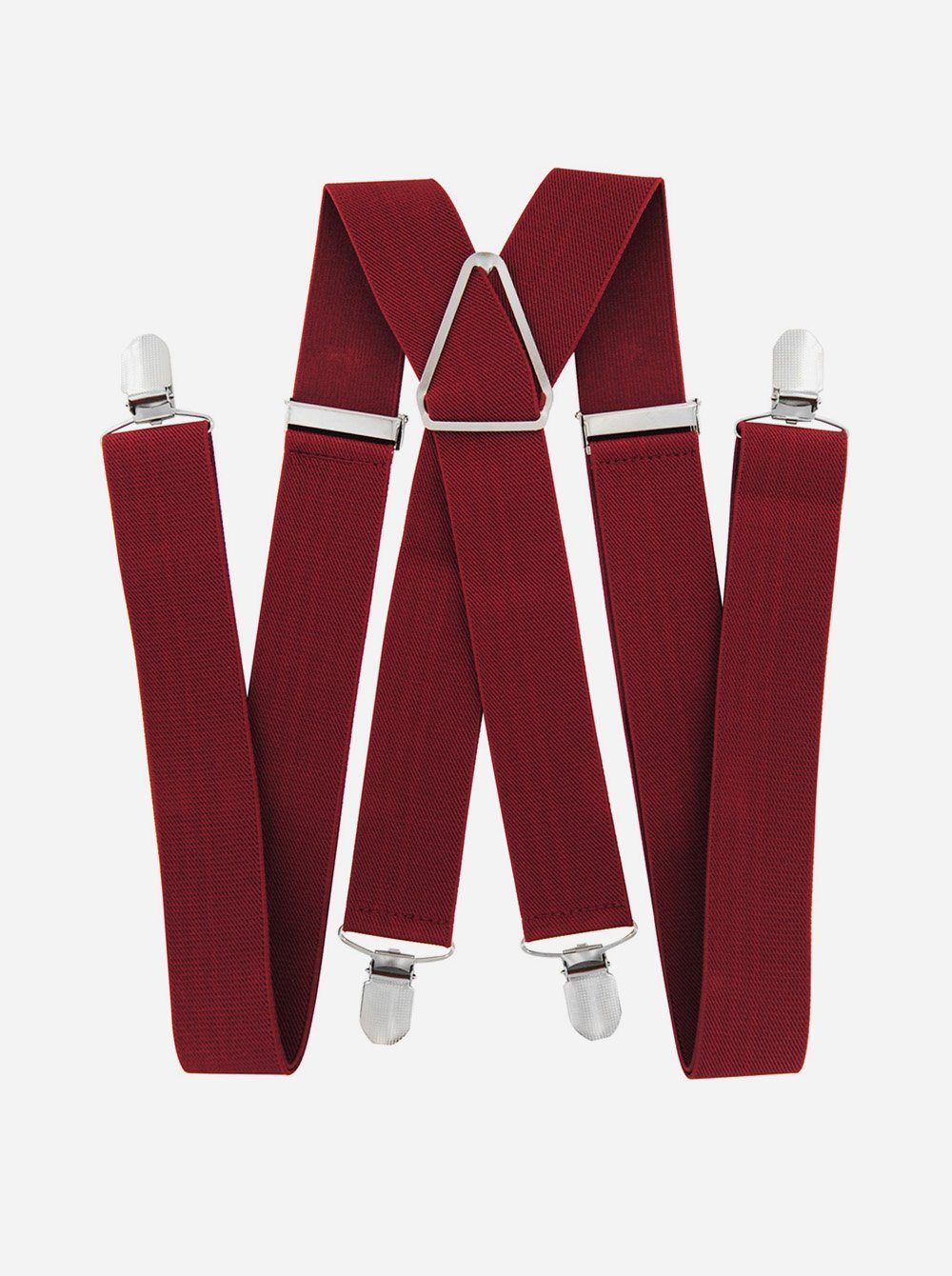 Shenky Hosenträger 4 Klips - X-Form Unisex Verstellbar
