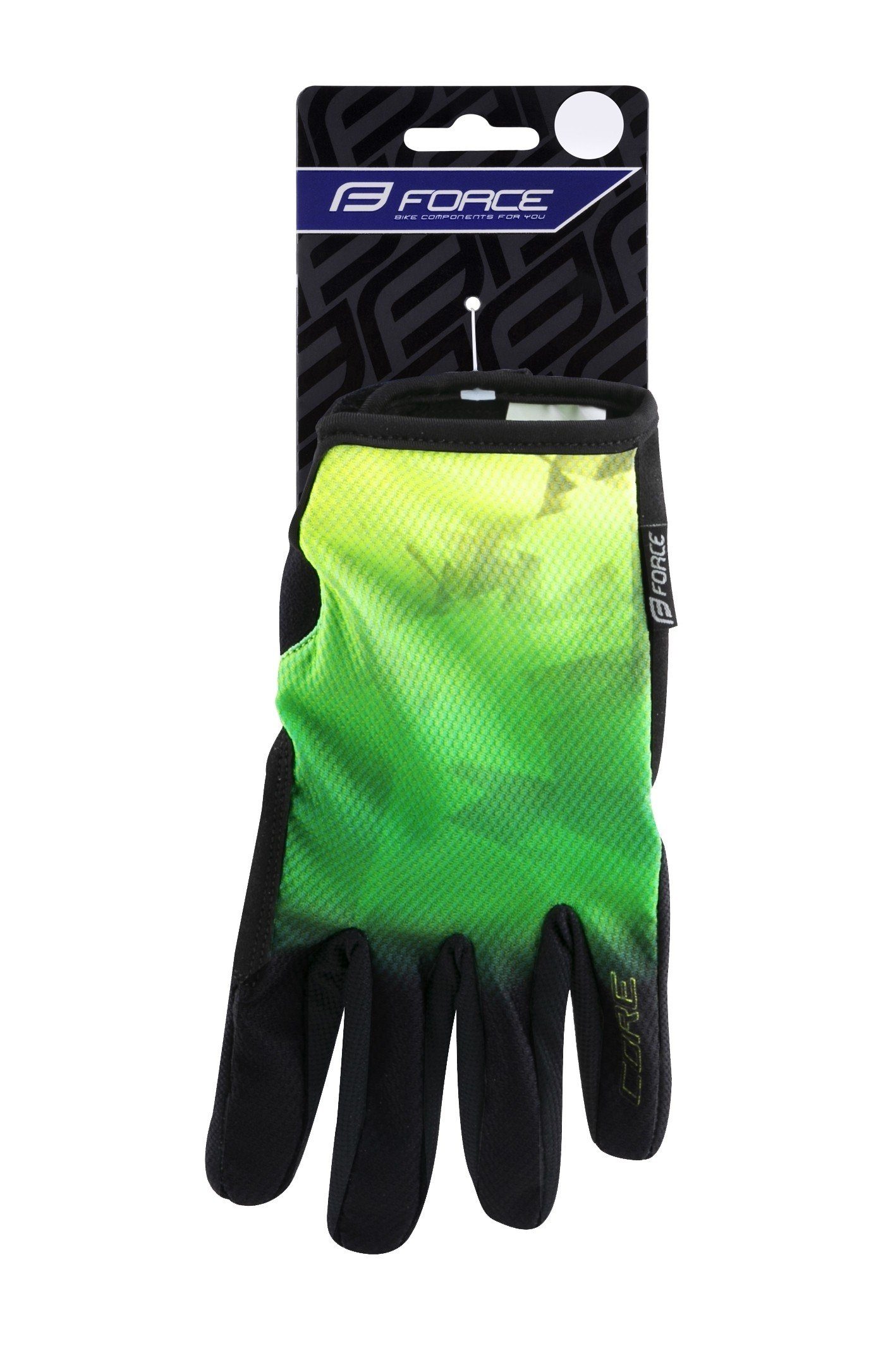 FORCE Fahrradhandschuhe Handschuhe FORCE MTB CORE fluogreen