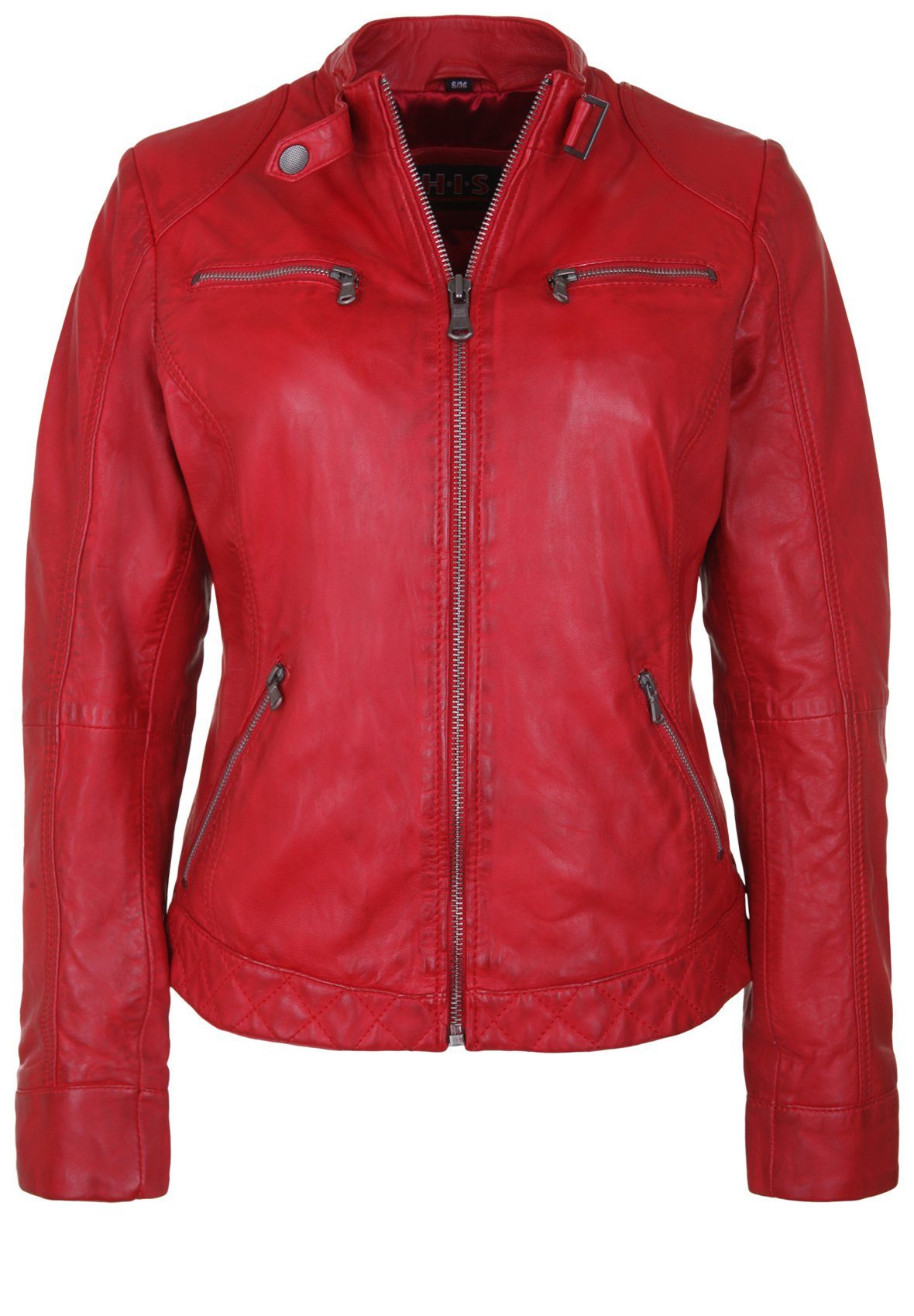 SAIMINA Lederjacke RED H.I.S .