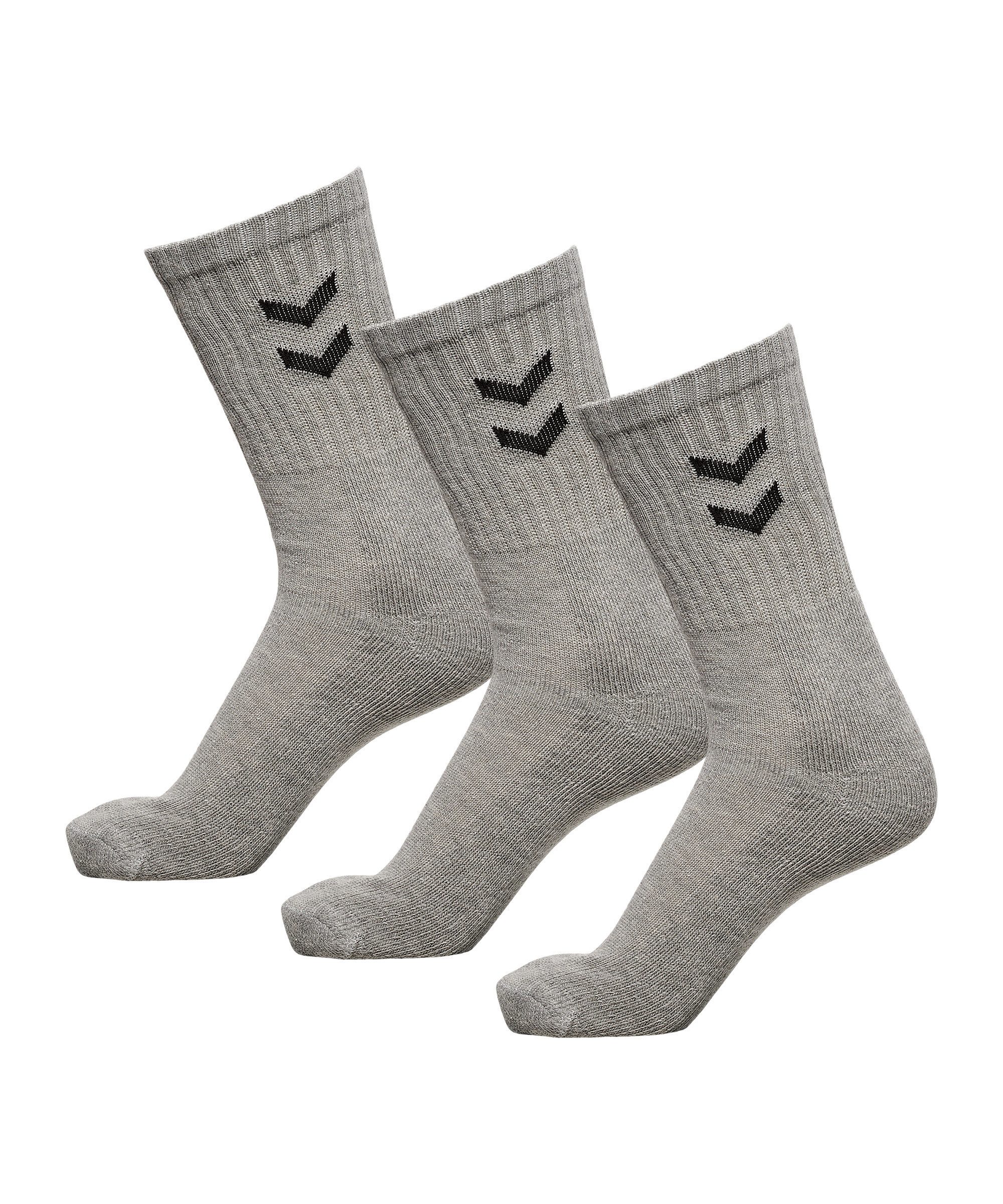 hummel Hummel 3-Pack Basic Socken Sportsocken Baumwolle