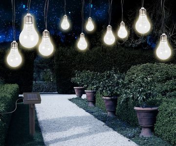 Globo LED Solarleuchte Solarleuchte Garten Lichterkette Solarlampe Außen Leuchte Solar