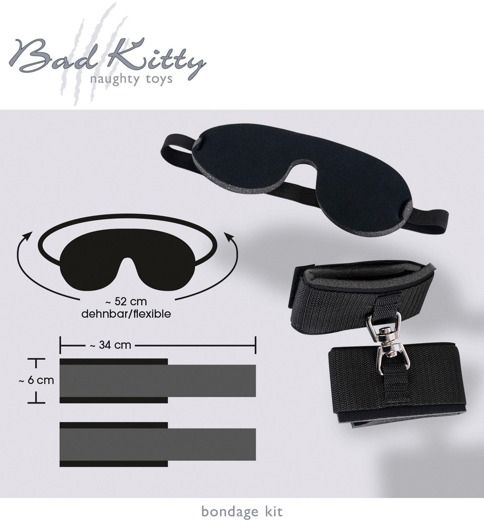 2-tlg. Kitty Bad Handfesseln BK Bondage Kit,