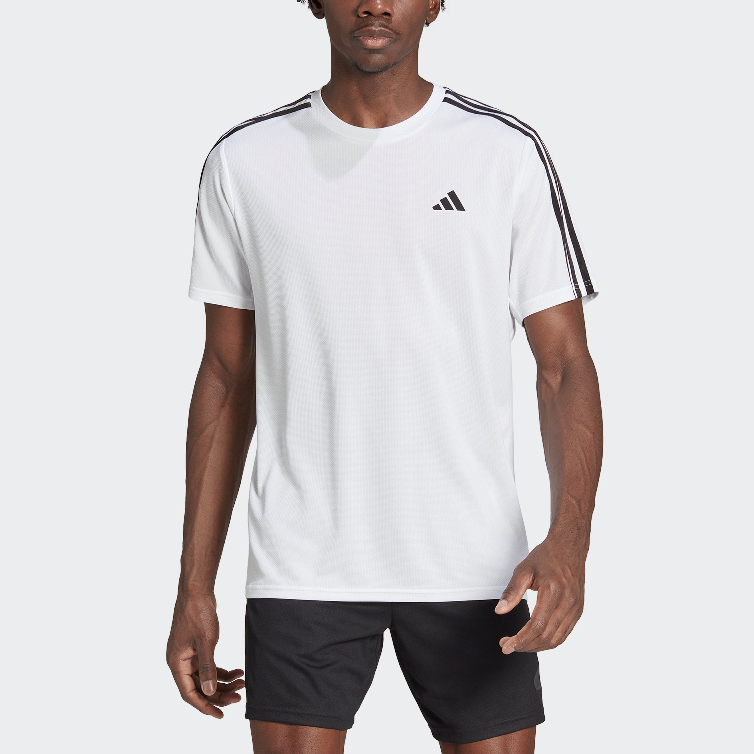 Performance T-Shirt adidas 3S White Black / TR-ES T BASE