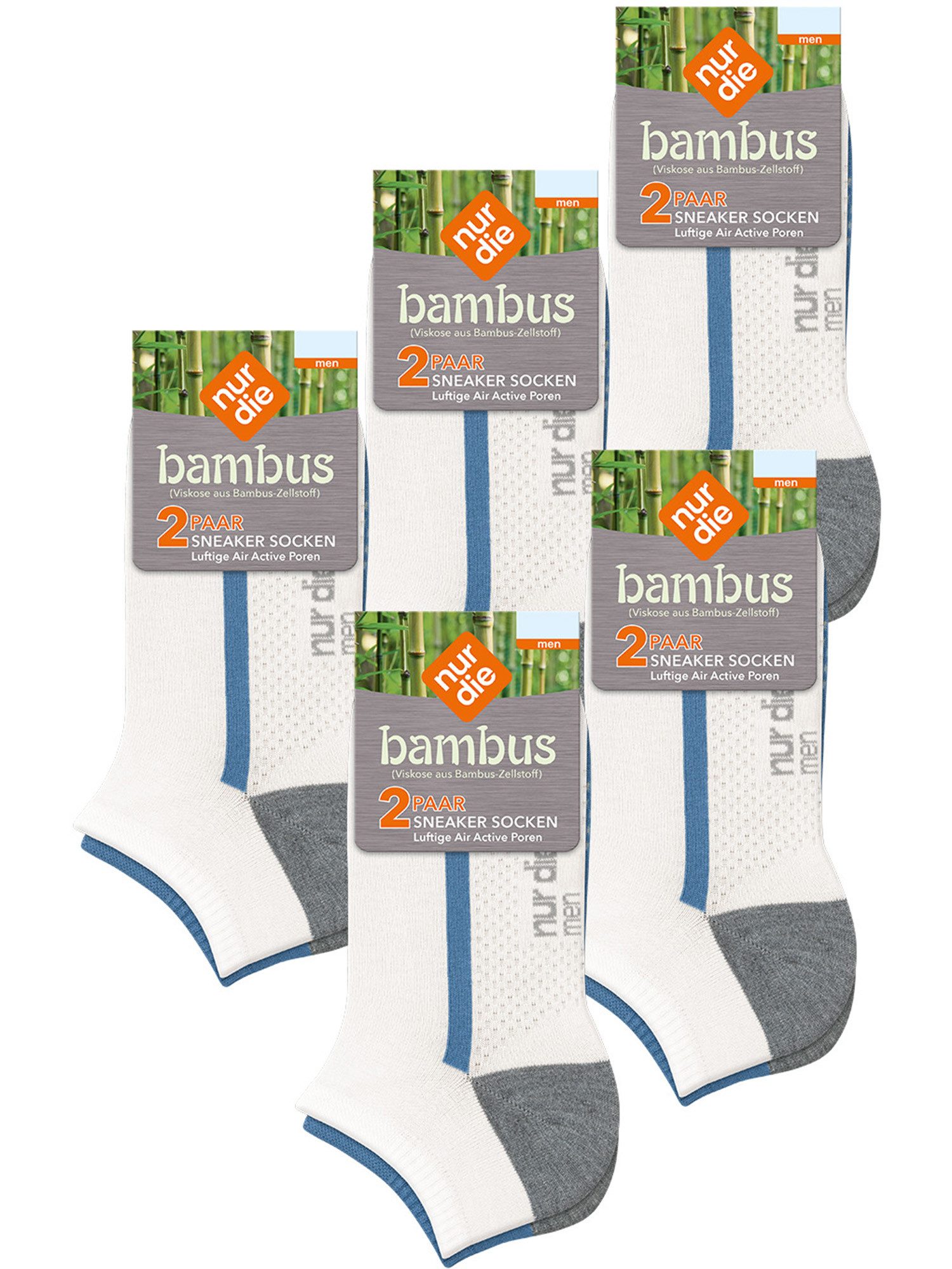 Nur Die Sneakersocken Bambus Sneaker (10-Paar) günstig online kaufen