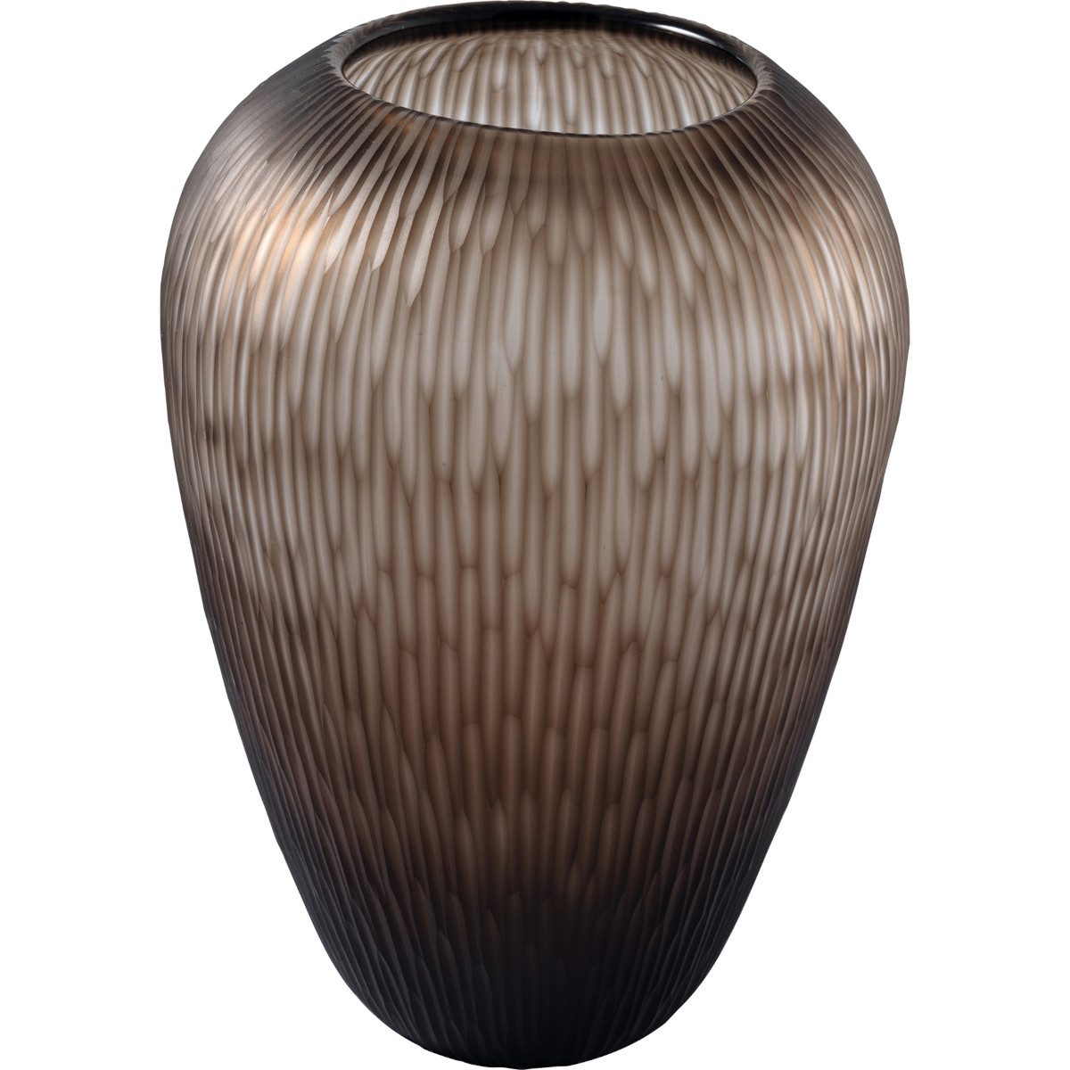 Greengate Dekovase Cut Vase large brown 23,5x34cm (Vasen)