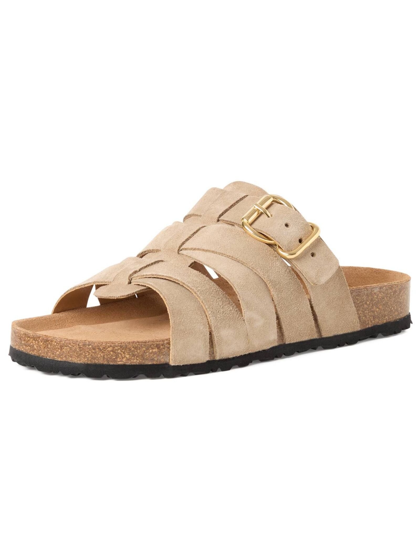 Tamaris Pantoletten Veloursleder . Pantolette