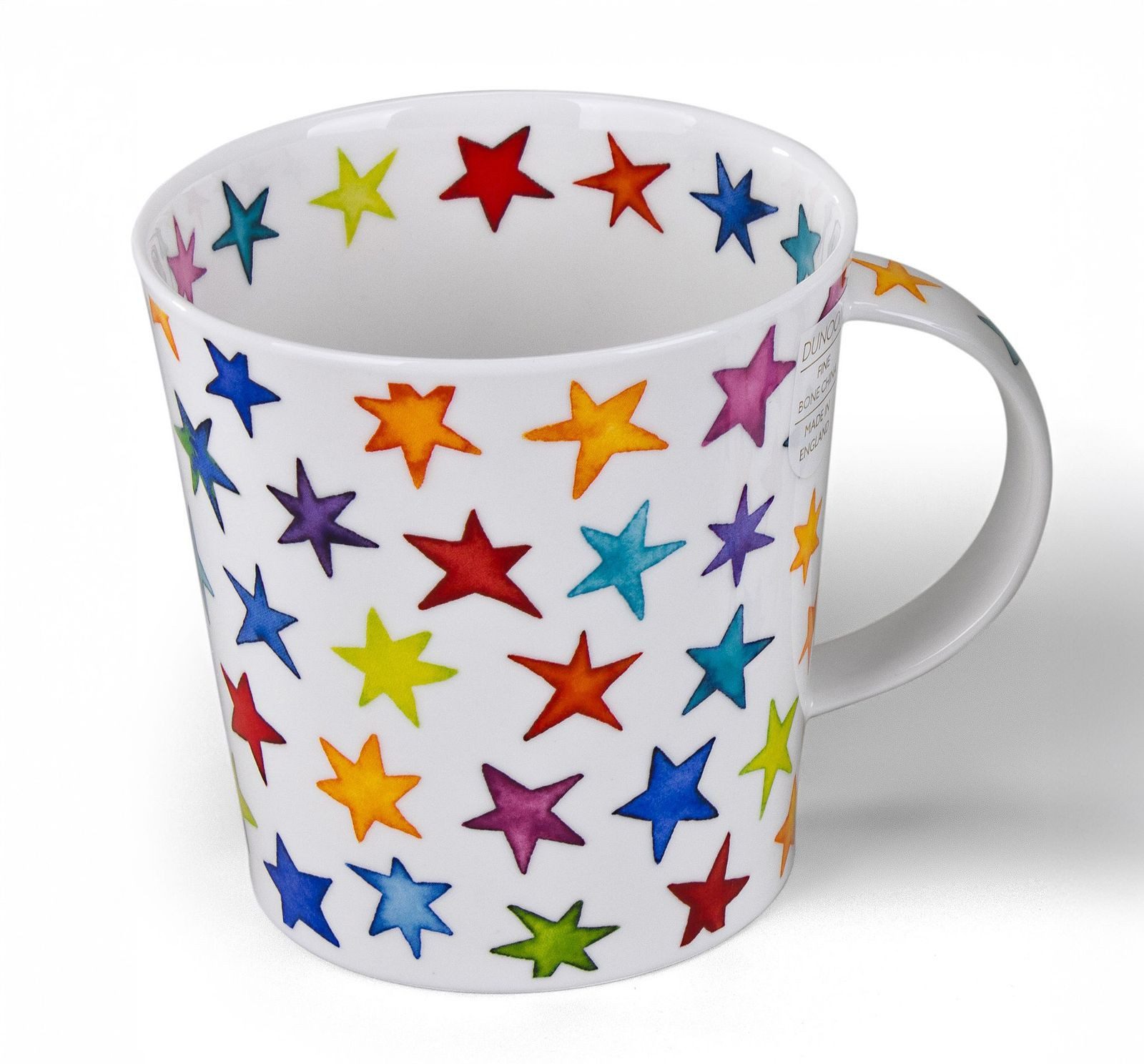 Dunoon Tasse Becher Cairngorm Starbust 480 ml Fine Bone China Porzellan 11cm, 1-tlg., Porzellan, Spülmaschinengeeignet