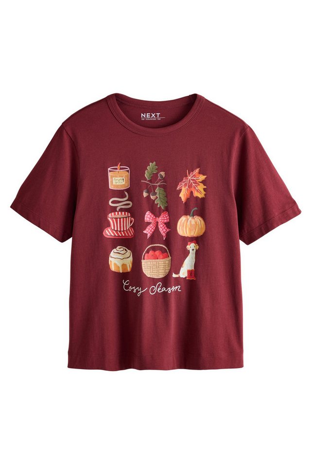 Next T-Shirt T-Shirt mit Rundhalsausschnitt (1-tlg)