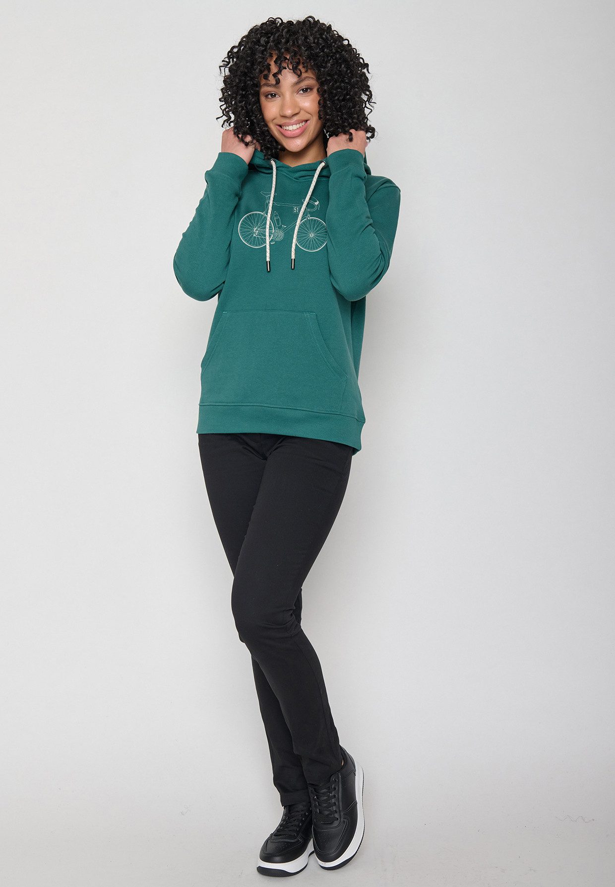 GreenBomb Hoodie Chipper Bike Classic Motiv Fahrrad (1) 100 % Bio-Baumwolle, GOTS-zertifiziert, weicher, angenehmer Stoff