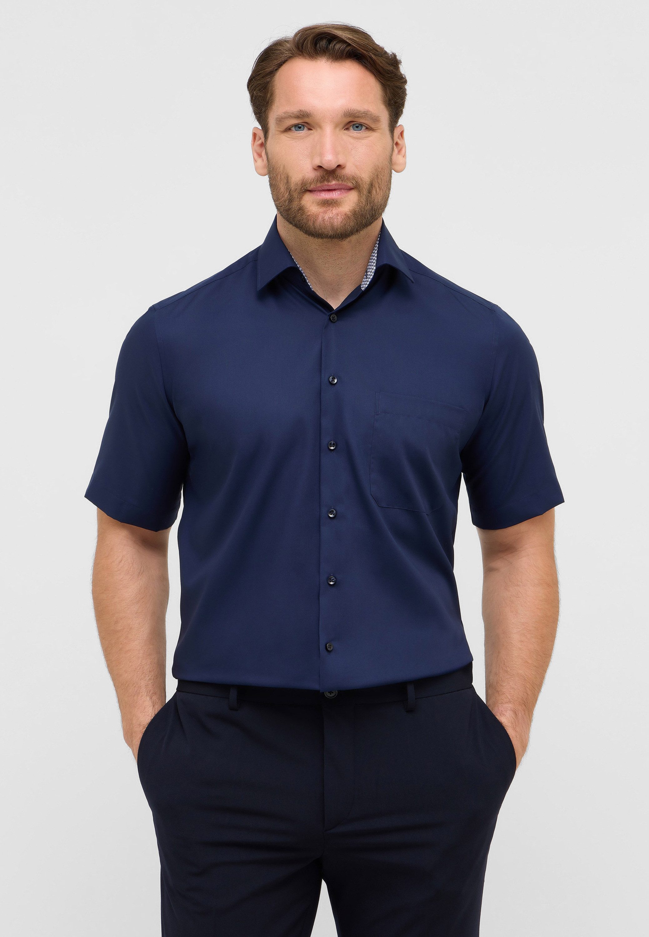Eterna Kurzarmhemd COMFORT FIT NON IRON günstig online kaufen