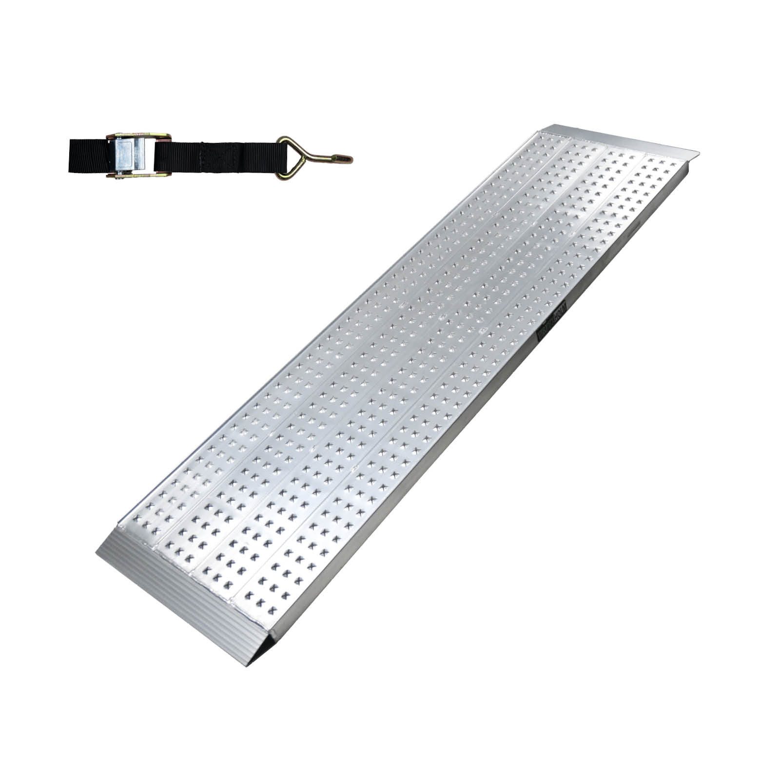 Auffahrrampe leichte Ausführung 200 x 56 cm Traglast 270kg Alu Verladerampe