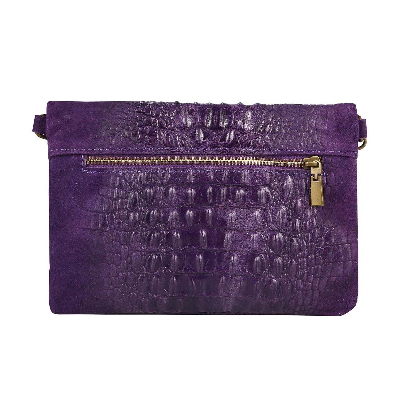 ITALYSHOP24 Schultertasche Made in Italy Damen Leder Tasche CrossOver, mit günstig online kaufen