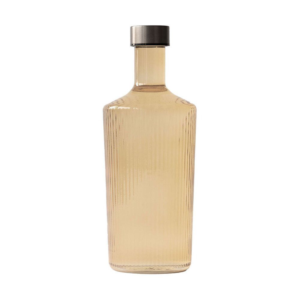 Paveau Trinkflasche Wasserflasche 1,25 l Bells, Wasserflasche, Ø10,5cm, Glas, braun