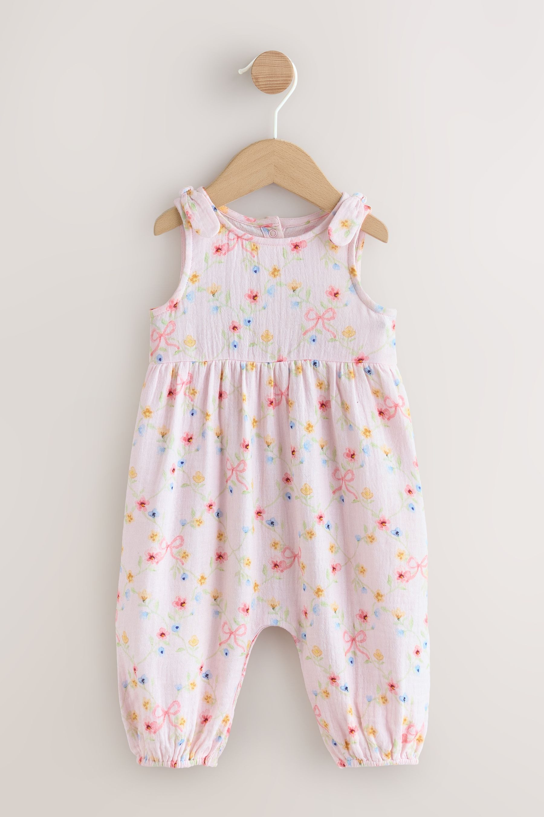 Next Strampler Babystrampler aus Musselin mit langem Bein (1-tlg)