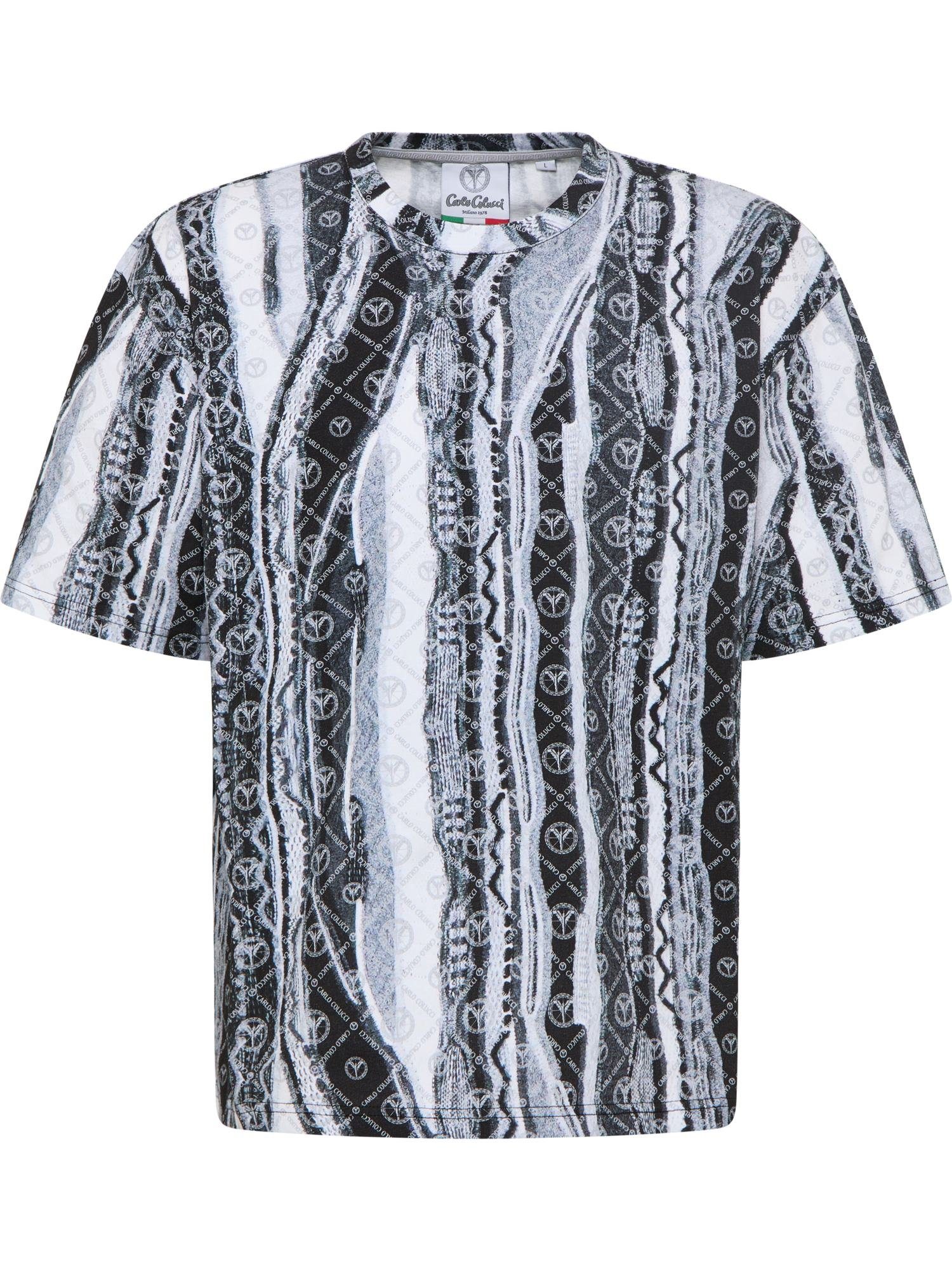 Schwarz Weiß COLUCCI CARLO De / Michel T-Shirt