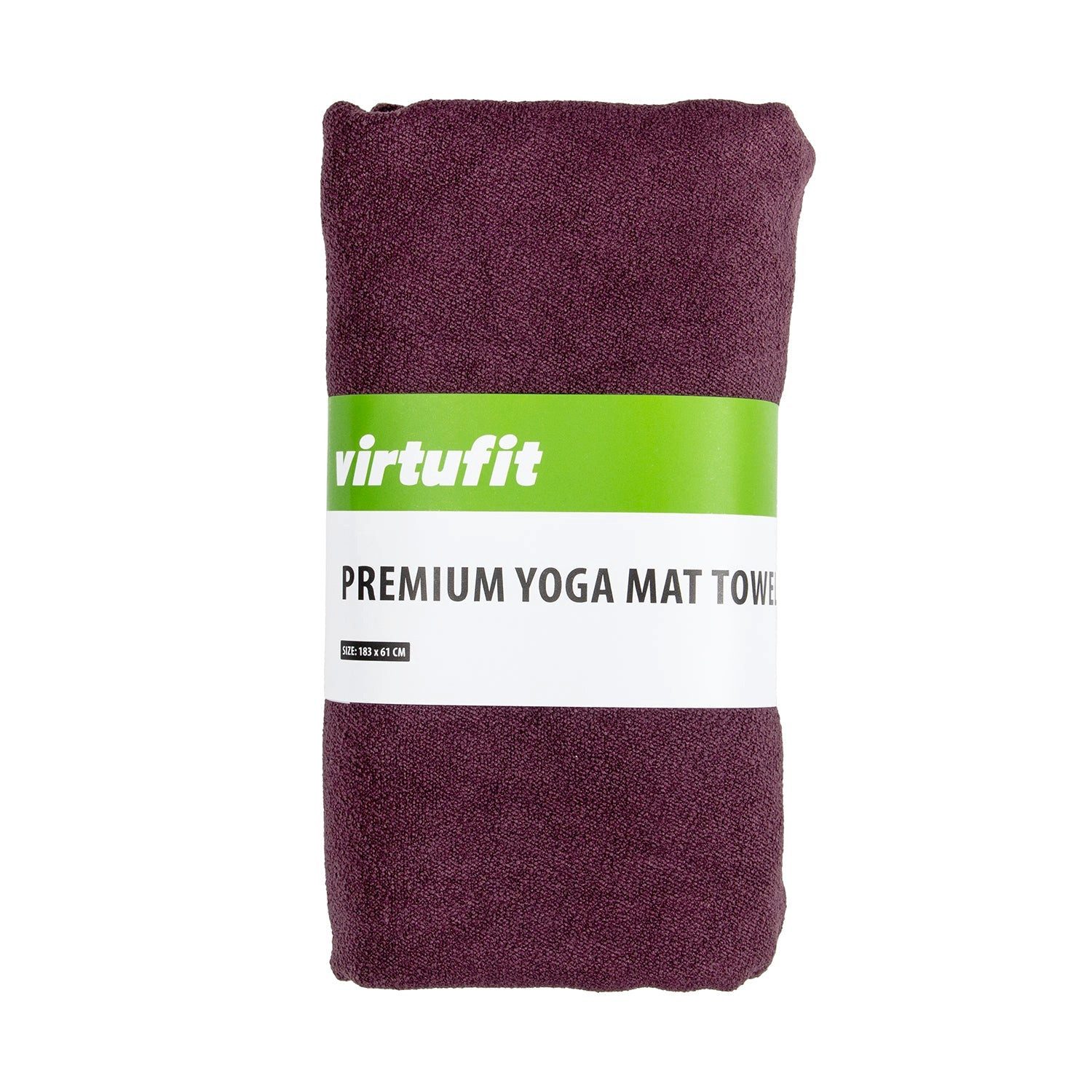 VirtuFit Sporthandtuch Premium - Yogamatte - 183 x 61 cm - Mulberry – Bild 2 von 5