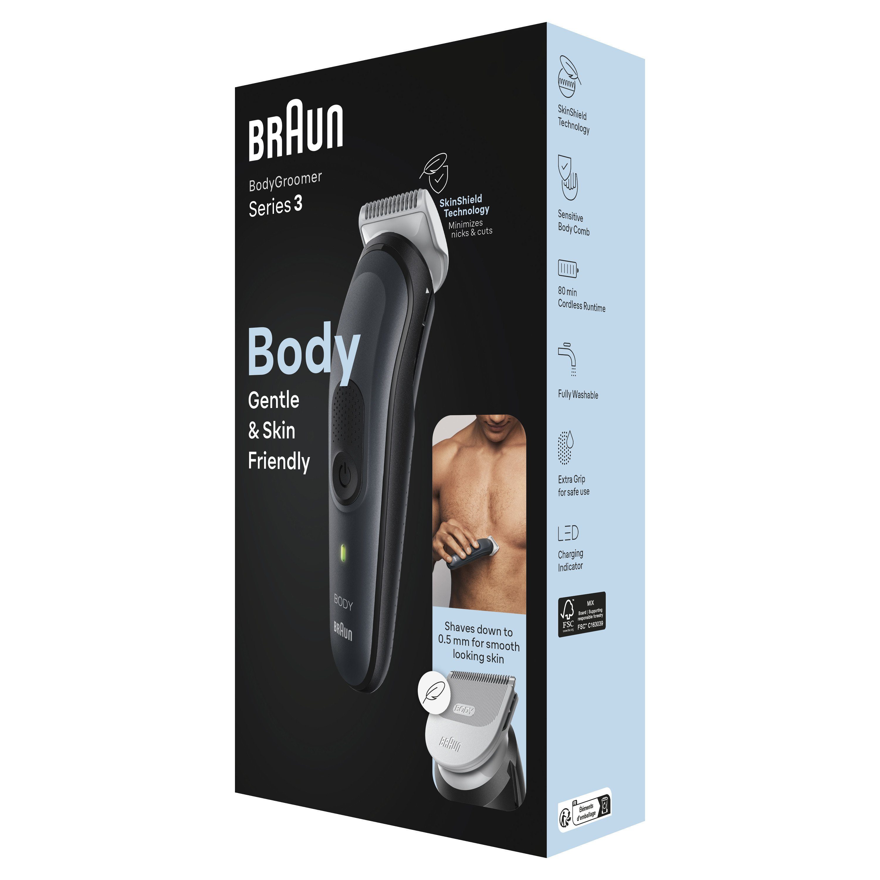 Braun Körper- und Bikinitrimmer BG3350 - Gentle Grey
