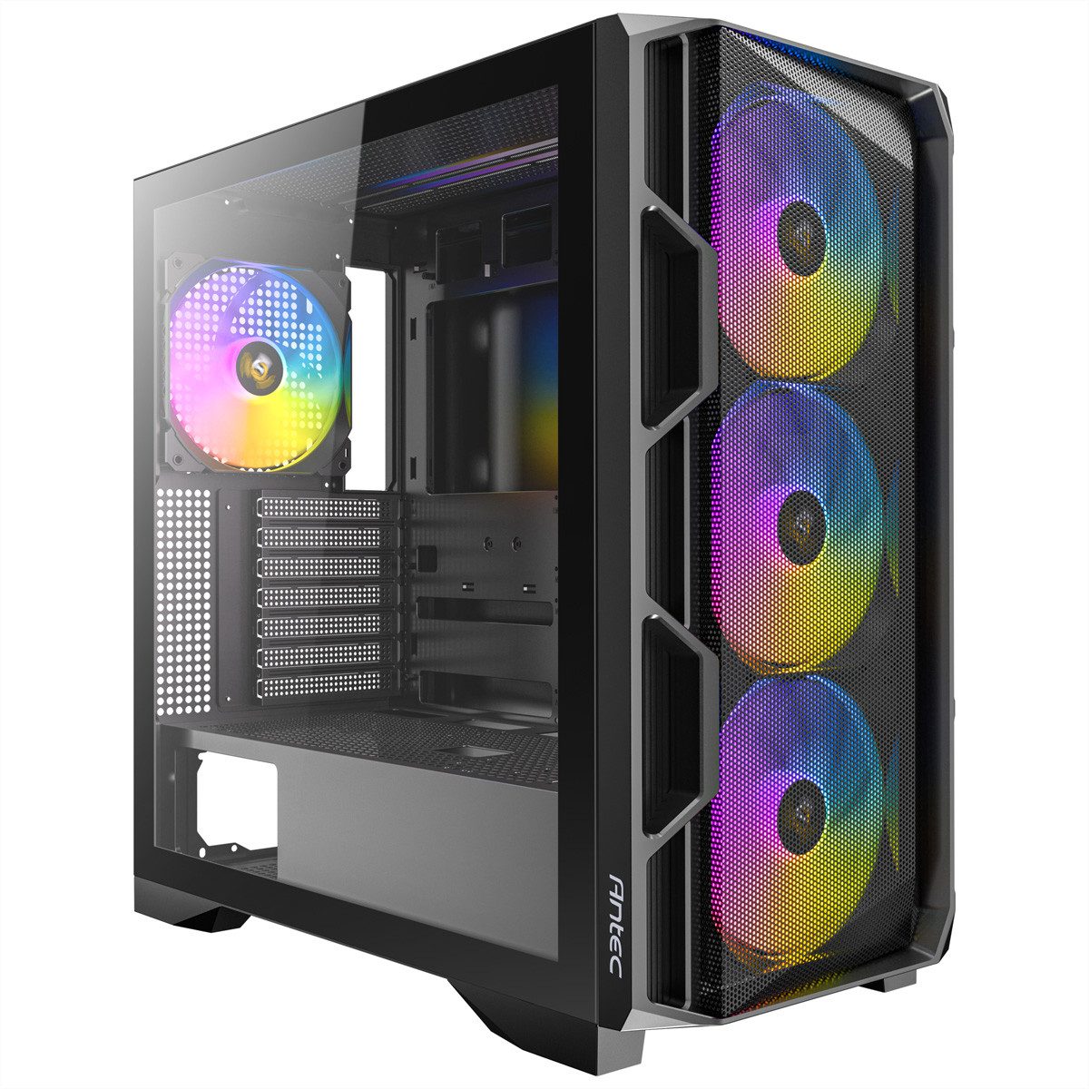 Antec PC-Gehäuse AX-1000 ARGB Gaming E-ATX, ATX, Micro-ATX, ITX Mid Tower PC Gehäuse