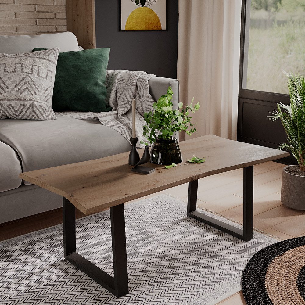 Vicco Couchtisch Yan, Artisan, 110 x 50 cm (1-St)