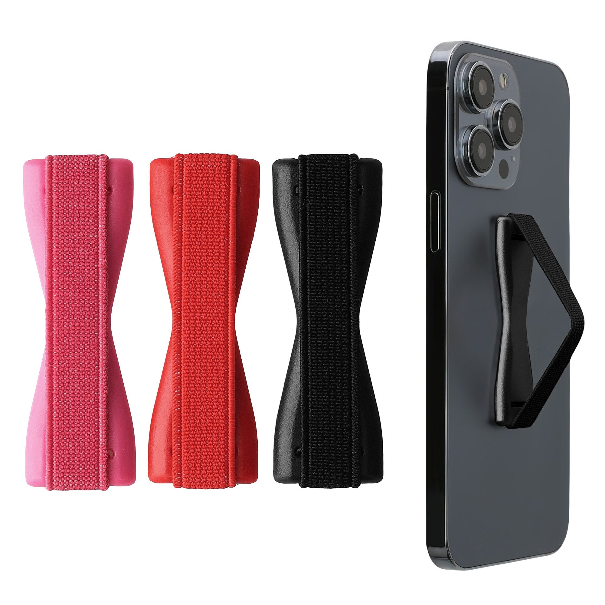 kwmobile Popsockets Smartphone Fingerhalter 3 Set, (3-tlg., Handy Halter Griff Halterung Einhandbedienung - 3x Handyhalter)