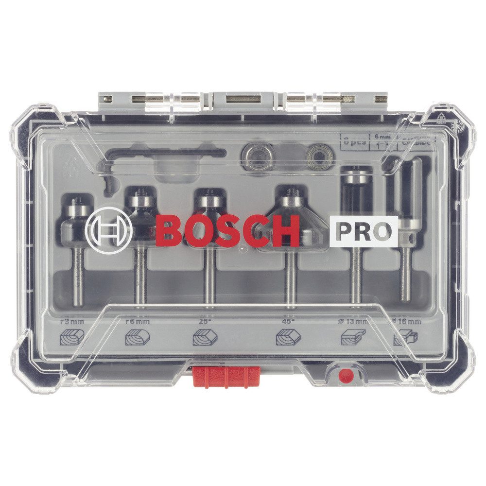 Bosch Accessories Spannzange Rand- und Kantenfräser-Set, 6-mm-Schaft, 6-teilig Bosch Accessories 26 – Bild 4 von 4
