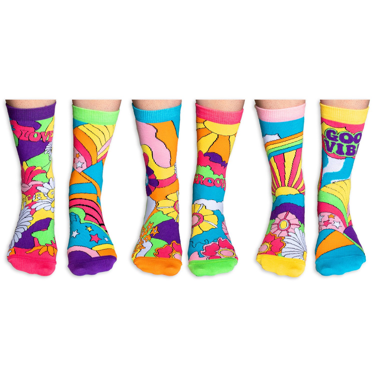 United Oddsocks Freizeitsocken Hippy go Lucky günstig online kaufen