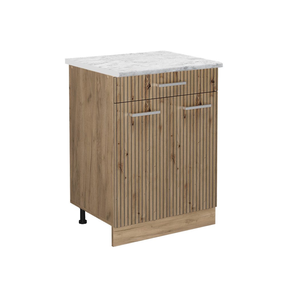 Vicco Unterschrank R-Line, Artisan-Eiche/Goldkraft Eiche, 60 günstig online kaufen