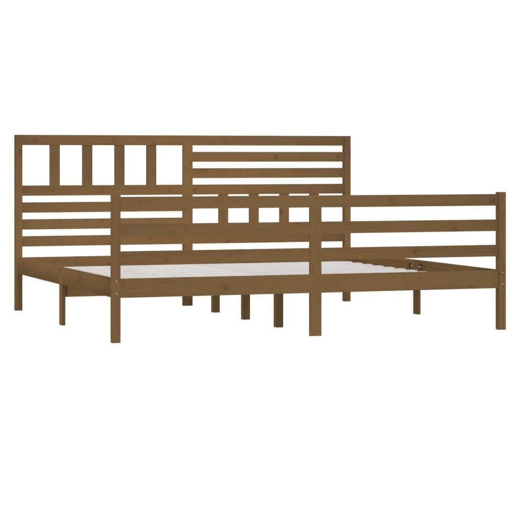 Vidaxl Massivholzbett Honigbraun 200x200 Cm günstig online kaufen