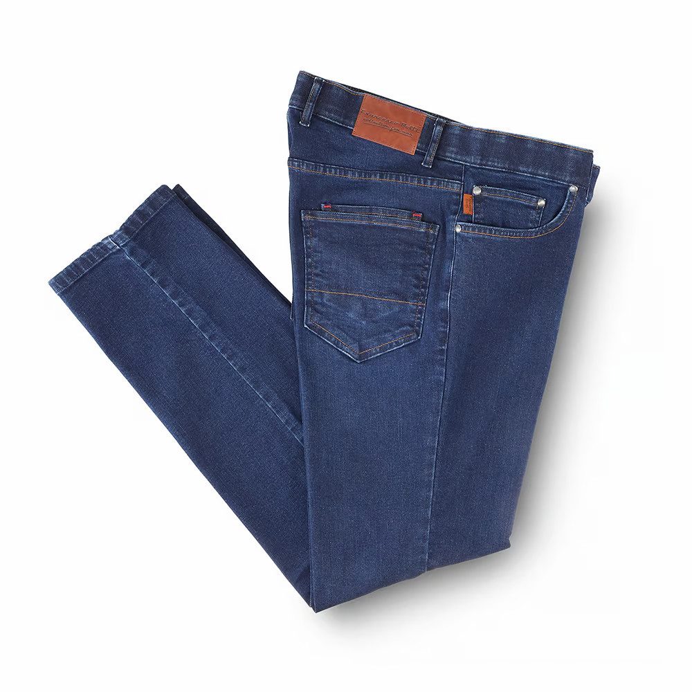 Francesco Botti 5-Pocket-Jeans Mit zwei zusätzlichen Taschen - auch in Kurzgrößen