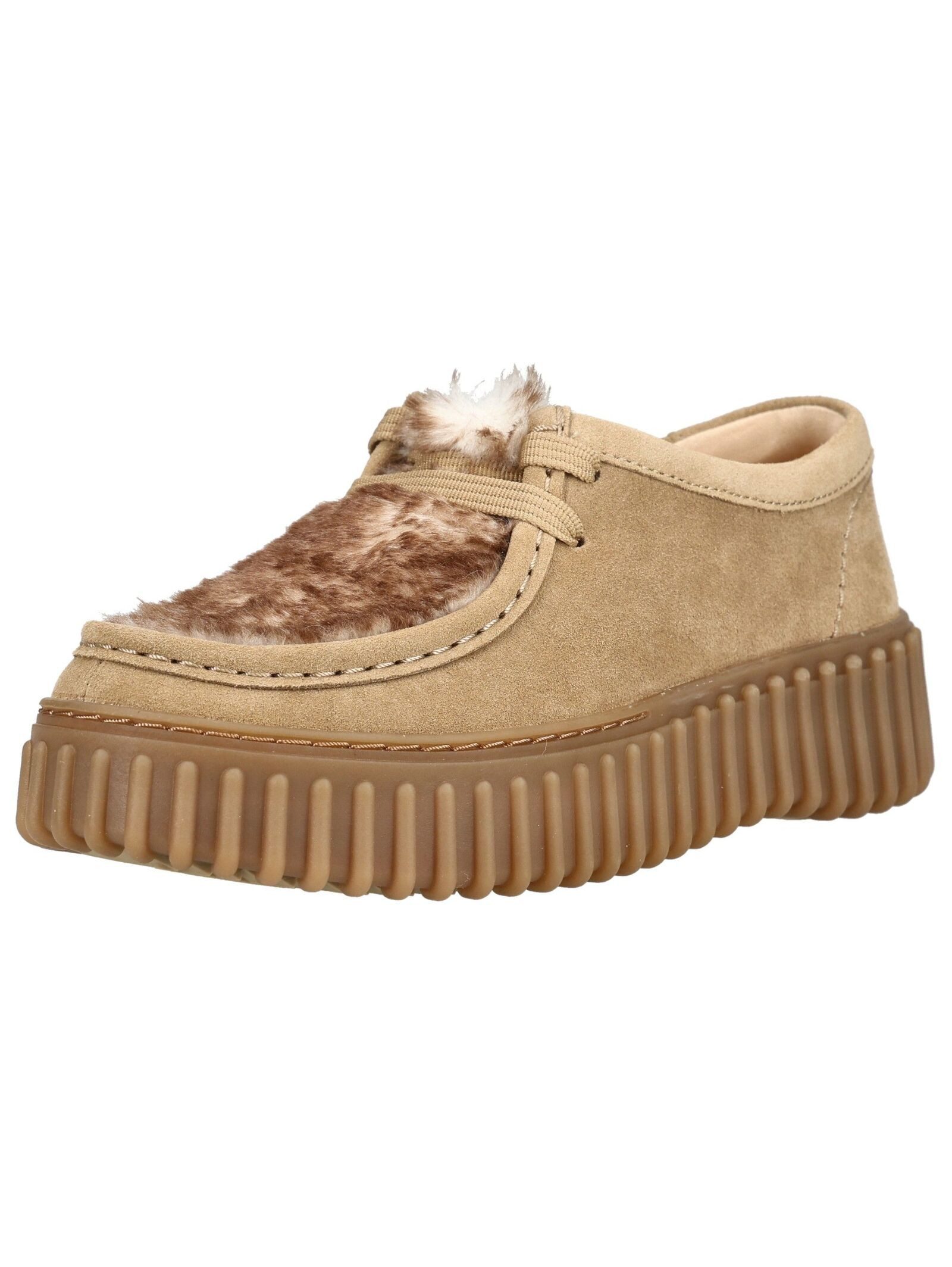 Clarks Clarks Halbschuhe Veloursleder Schnürschuh