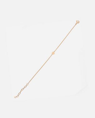 Pernille Corydon Charm-Armband Heart Armband Damen 15-18 cm, Silber 925, 18 Karat vergoldet