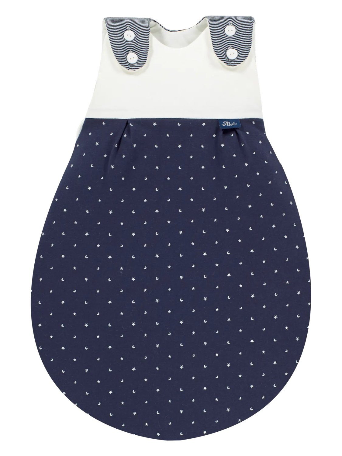 Alvi® Babyschlafsack Baby-Mäxchen Außensack Baumwolle (1 tlg., Baby-Mäxchen Außensack Baumwolle), TOG Wert: 2.5