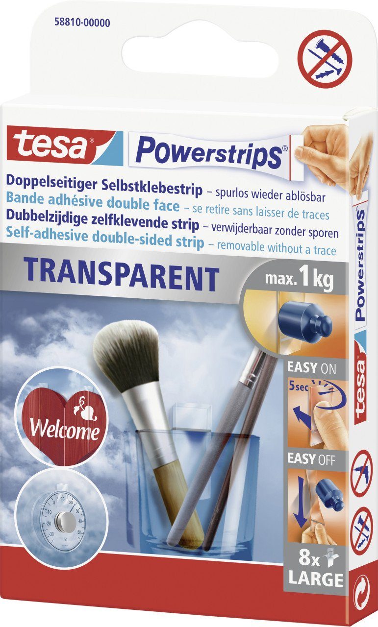 tesa Klebehaken tesa Powerstrips Large transparent