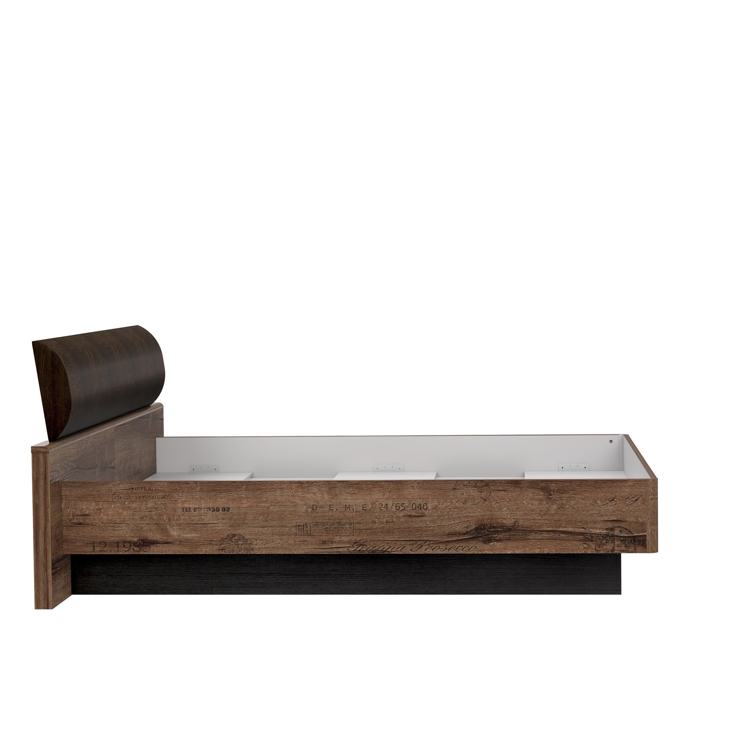 freiraum Bett Jacky, Script-Schlammeiche B/H/T ca. 219,8x90,2x212,3cm