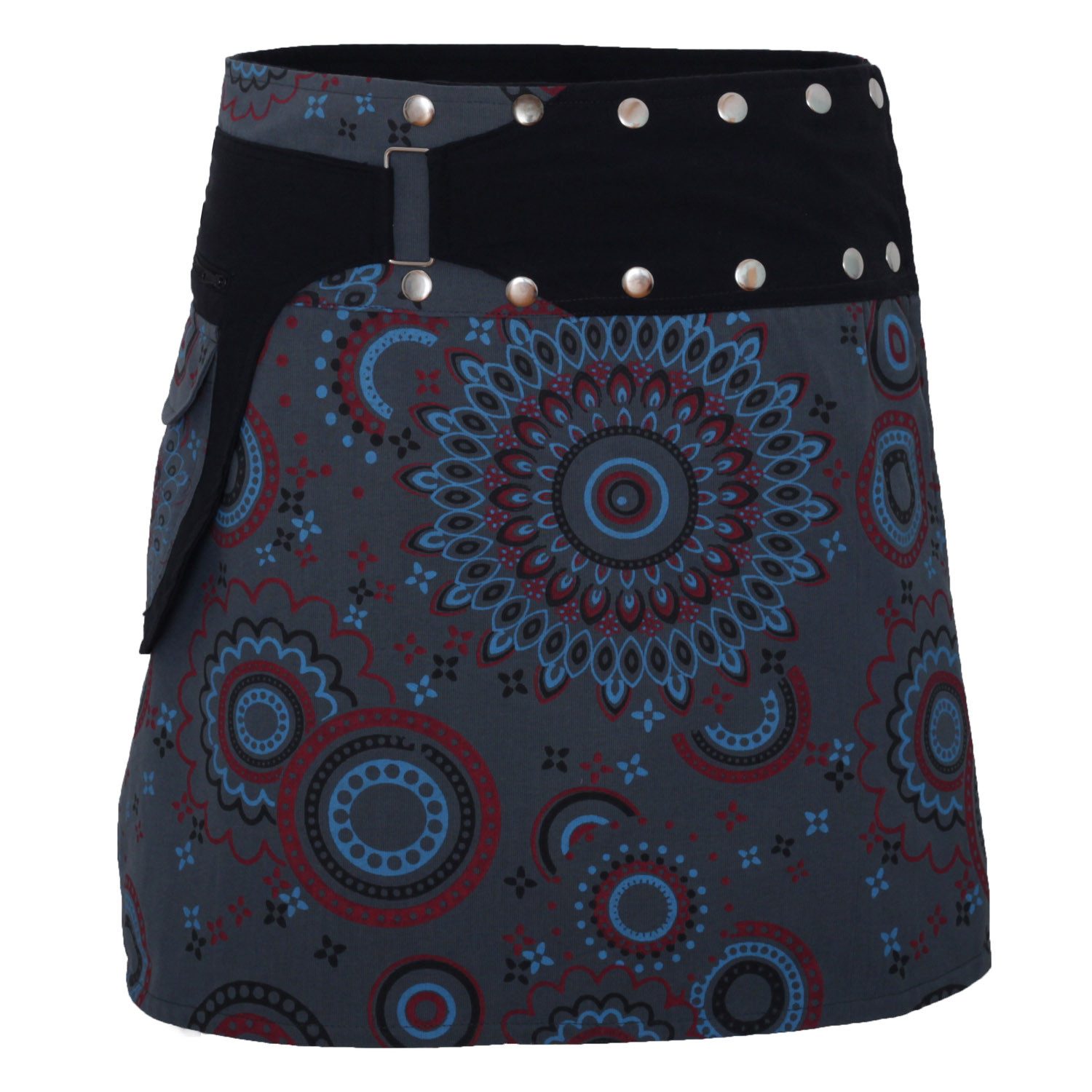 PUREWONDER Wickelrock Wickelrock aus bunt bedruckter günstig online kaufen