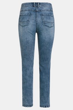 Ulla Popken Regular-fit-Jeans Jeans Sarah Ziersteine schmales Bein High Waist