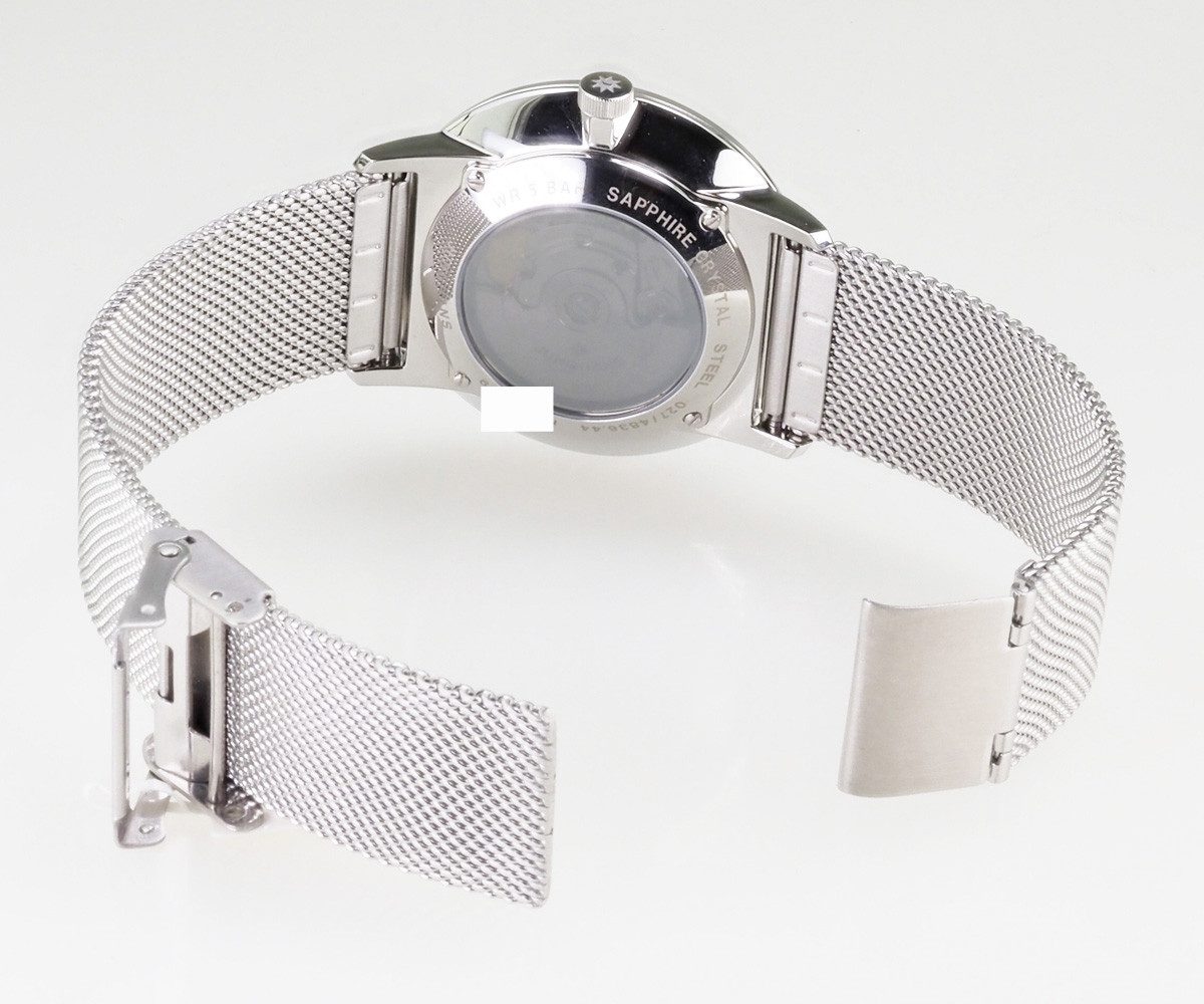 JUNGHANS Automatikuhr Herren Uhr 39,5 mm Ø Automatik Form A 027-4836-44, Saphirglas